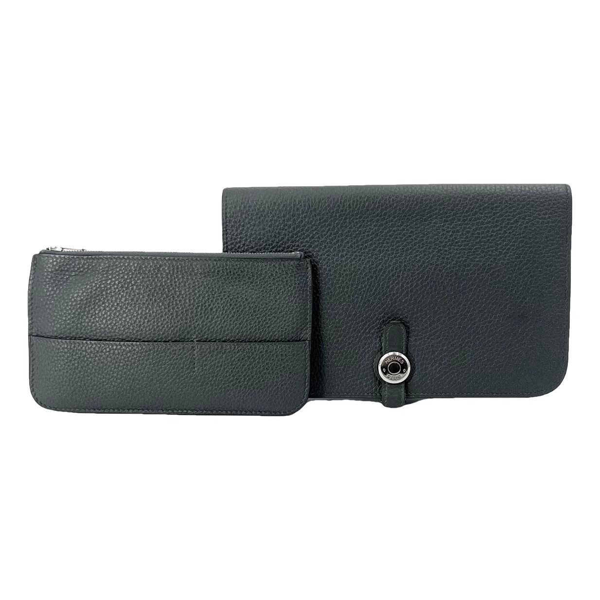 Dogon leather clutch bag