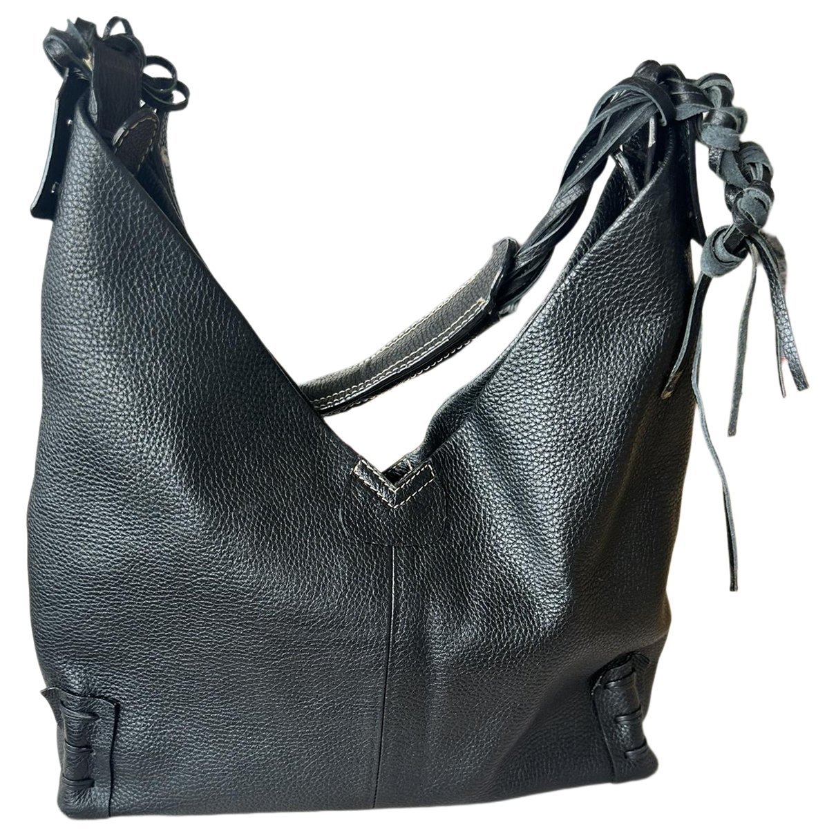 Leather tote