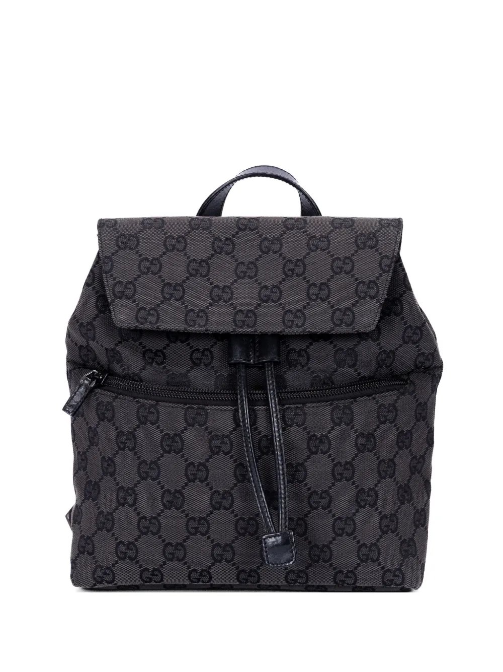 GG Canvas flap backpack