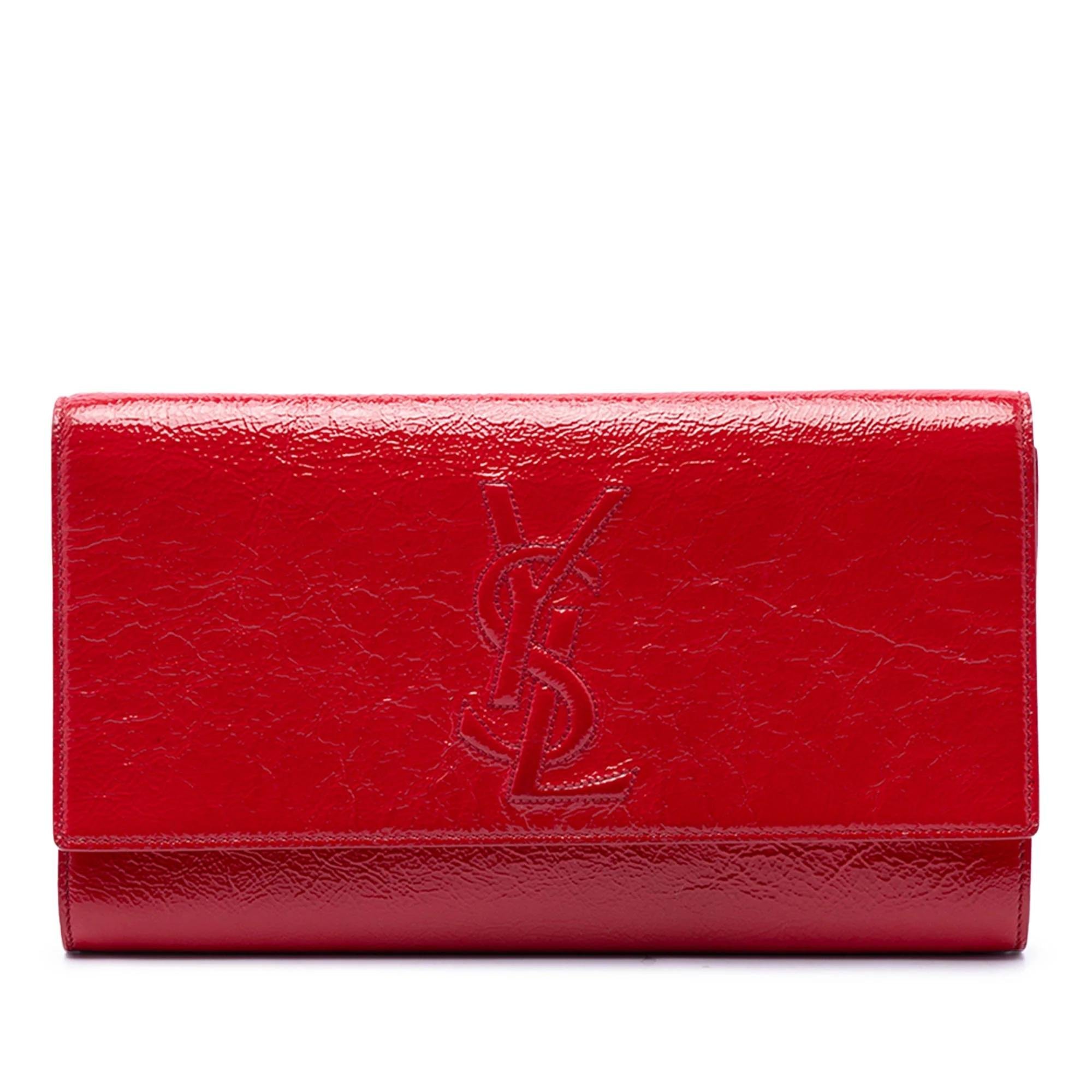 Patent leather handbag