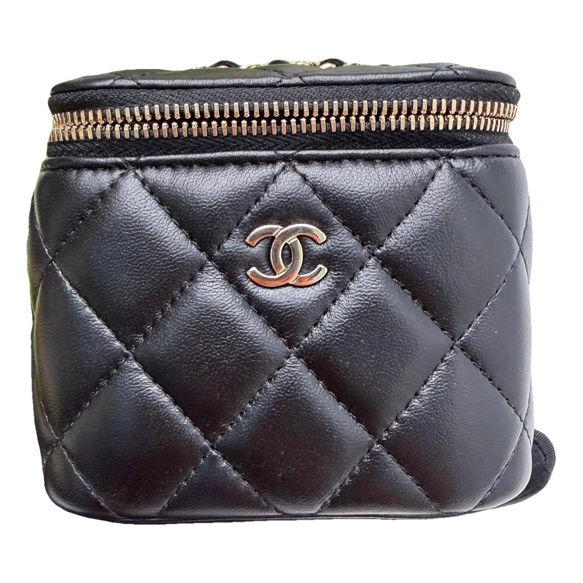 Trendy CC Vanity leather handbag