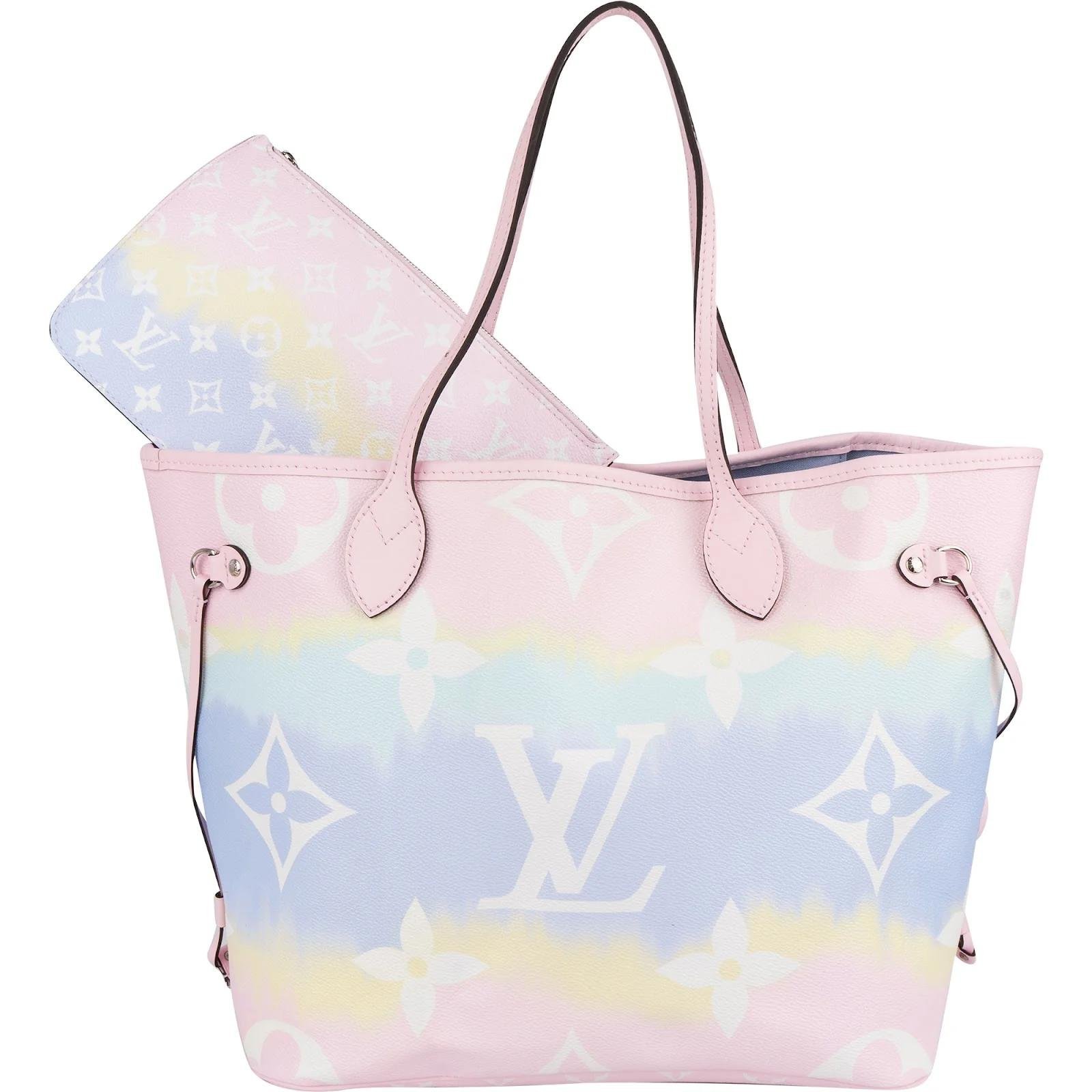 Louis Vuitton Neverfull leather handbag