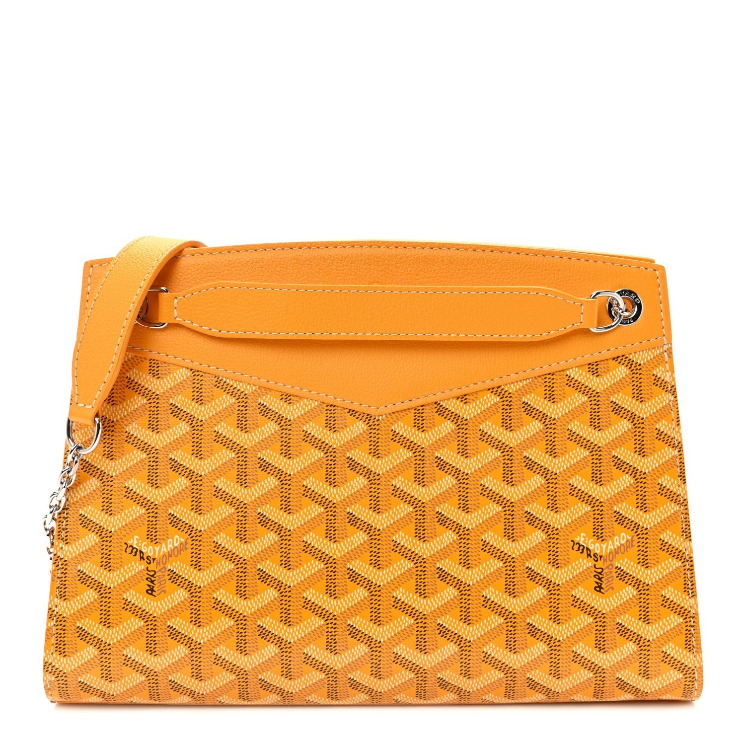 Goyard Goyardine Rouette Structure PM Yellow