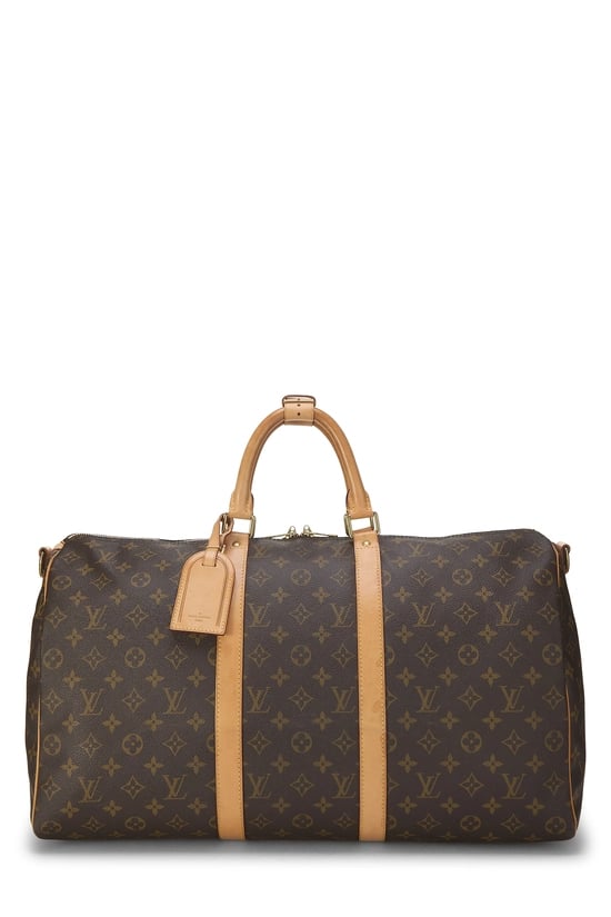 Monogram Canvas Keepall Bandouliere 50
