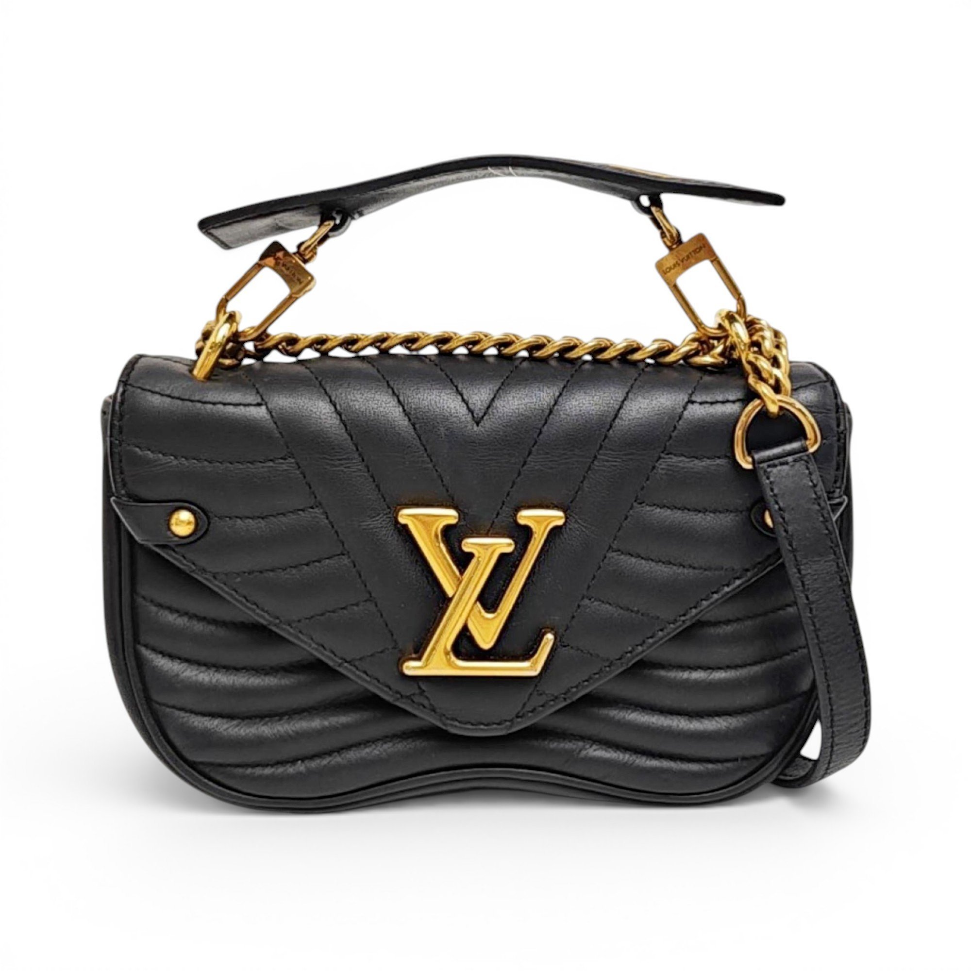 New Wave leather handbag