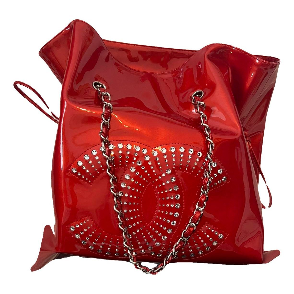Patent leather bag