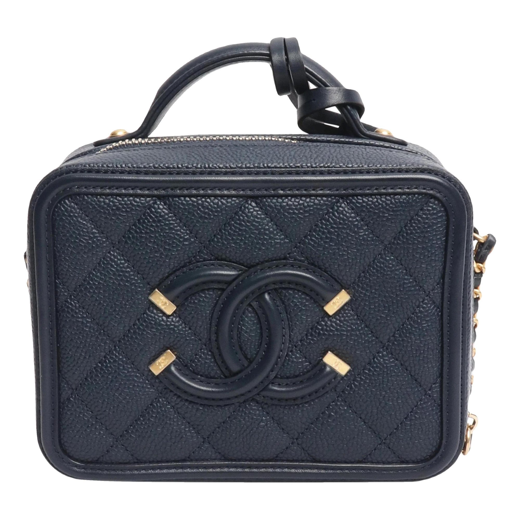 Vanity leather crossbody bag