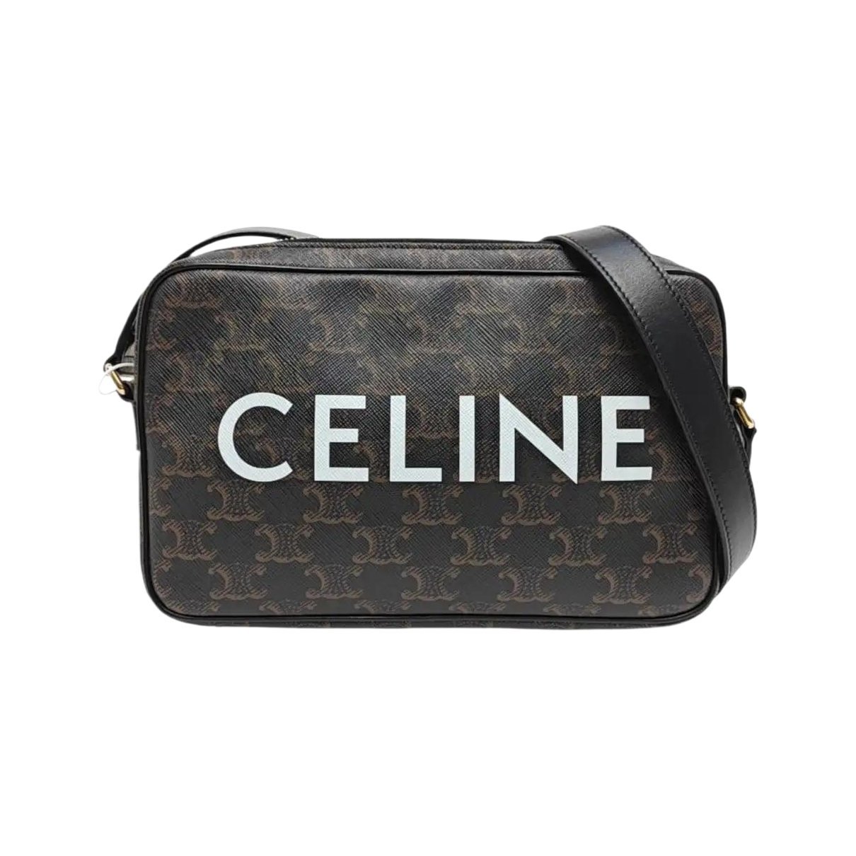 Triomphe leather crossbody bag