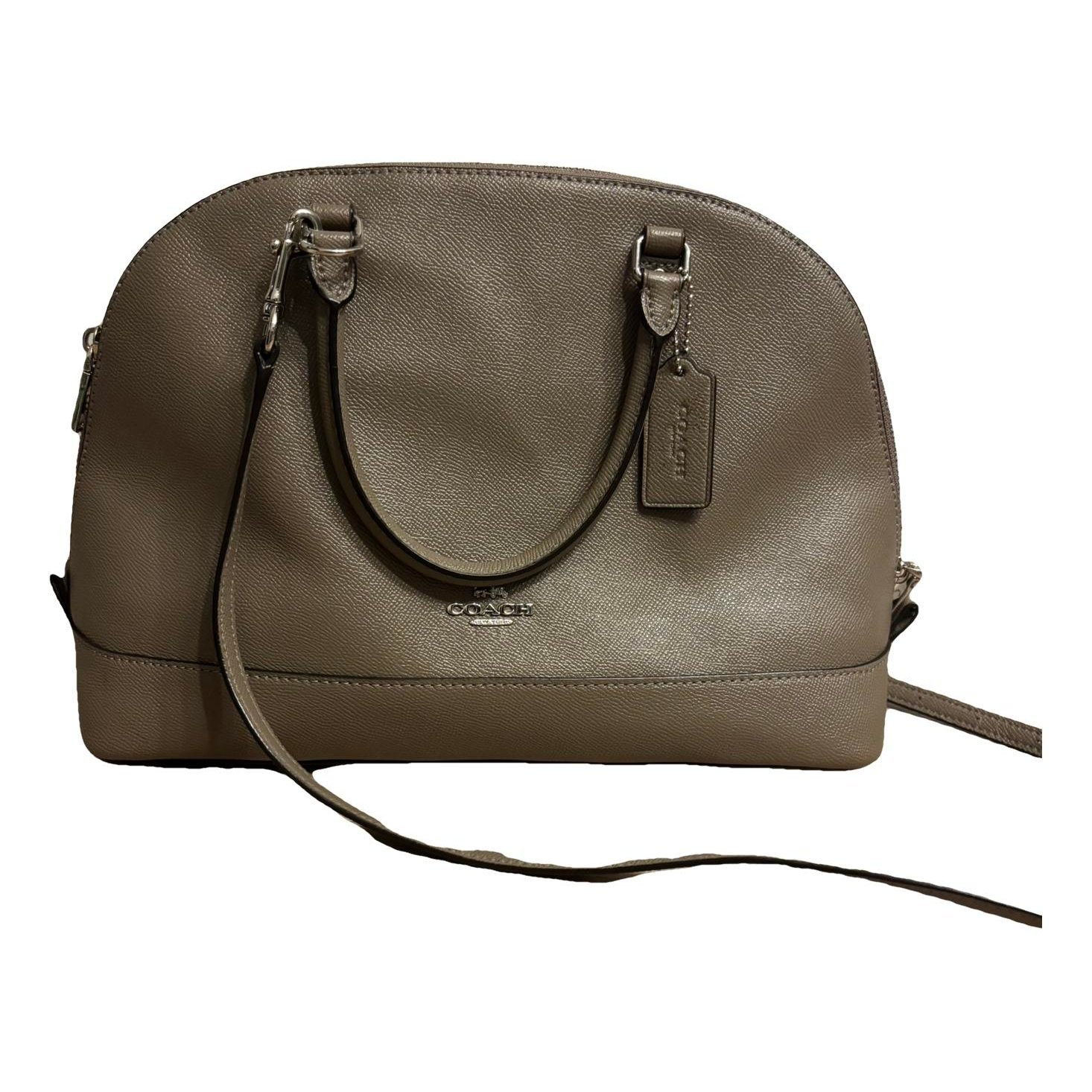 Cartable mini sierra leather handbag