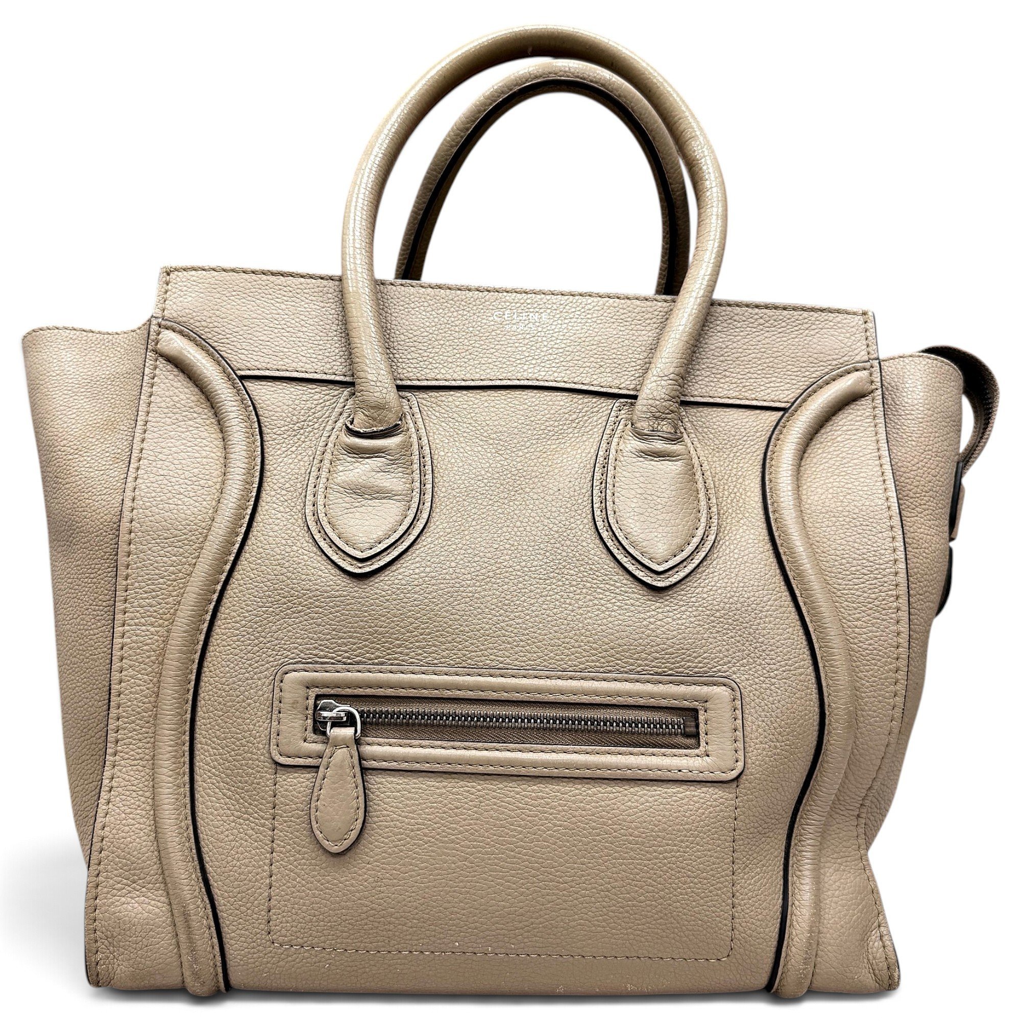 Luggage leather handbag