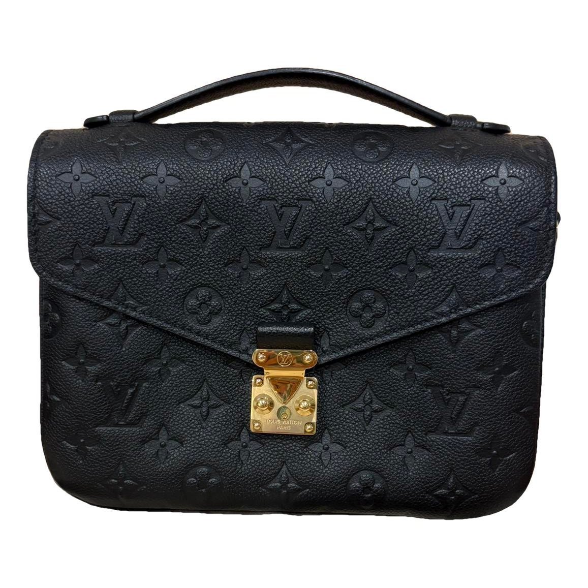 Leather clutch bag