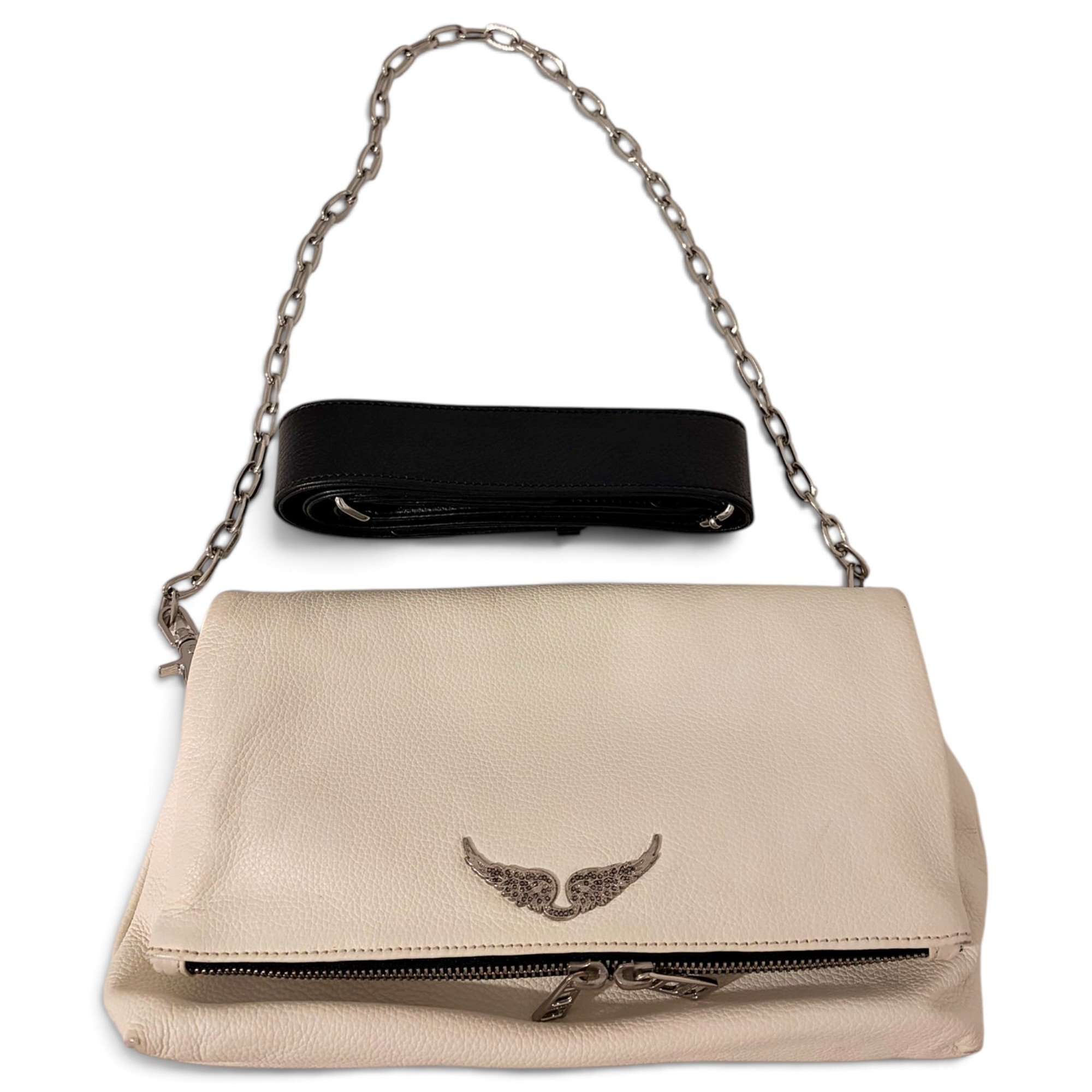 Rock leather crossbody bag