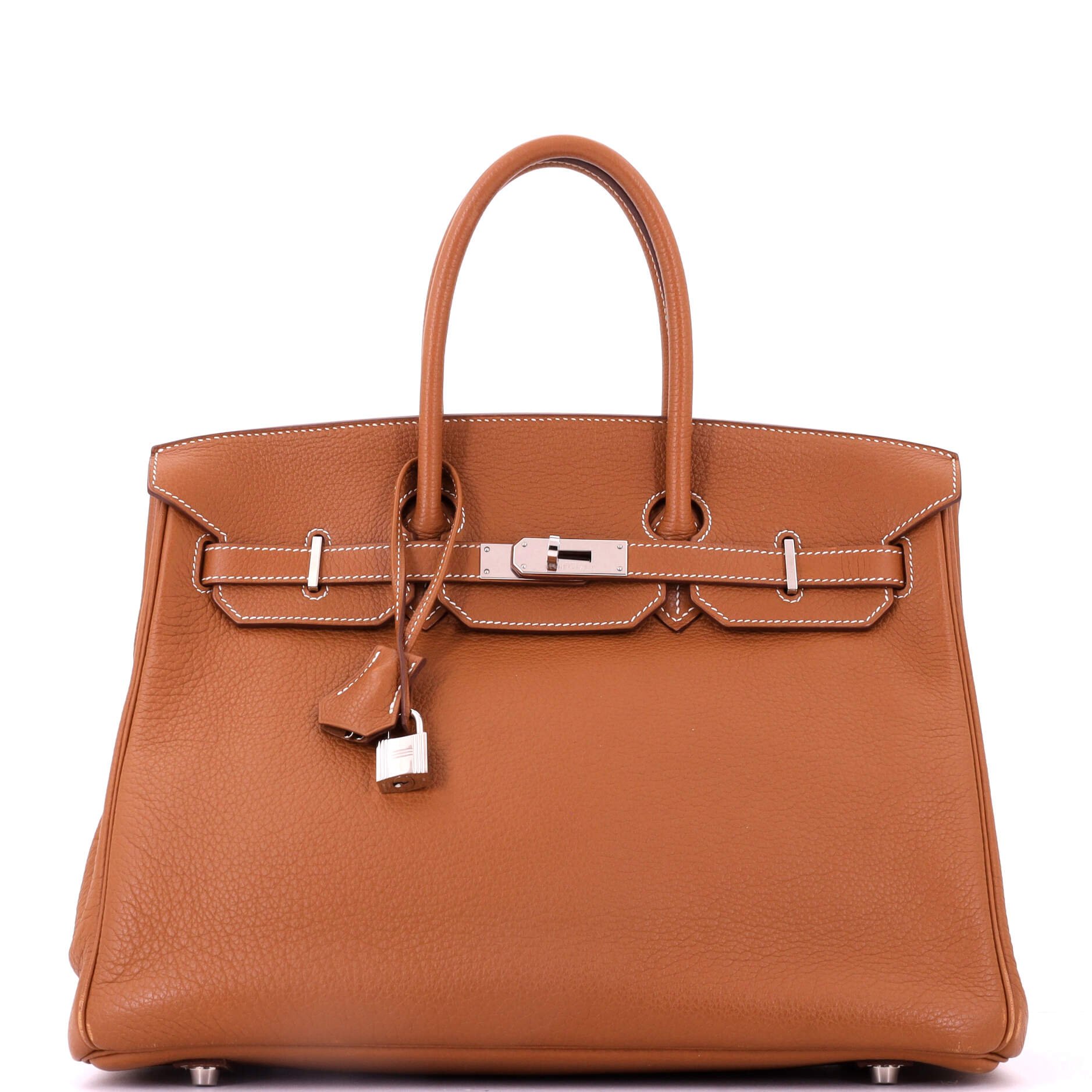Birkin Handbag Gold Togo with Palladium Hardware 35