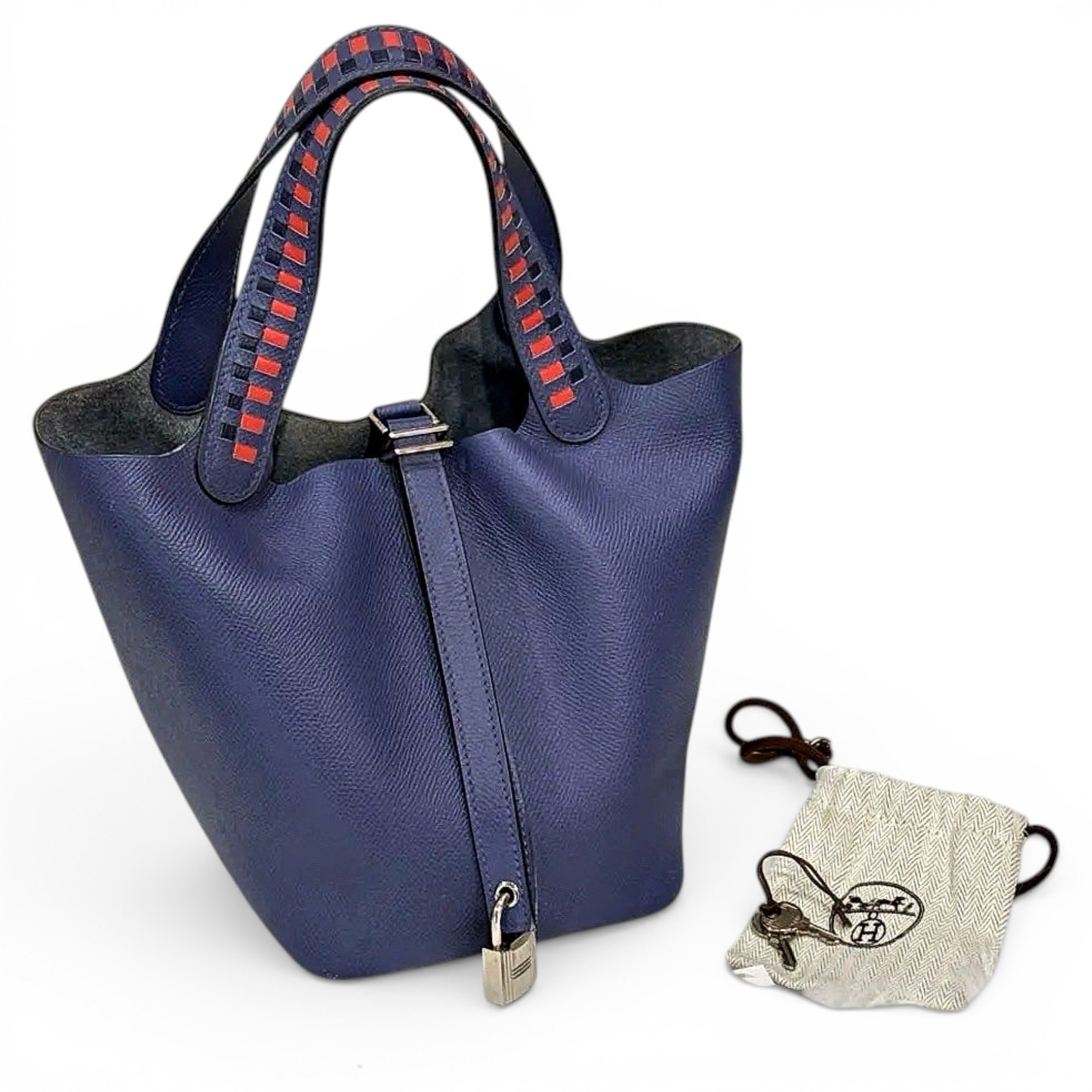 Picotin leather handbag