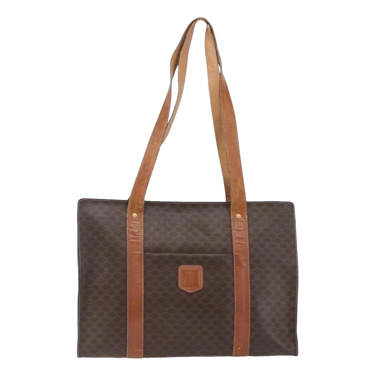 Leather tote