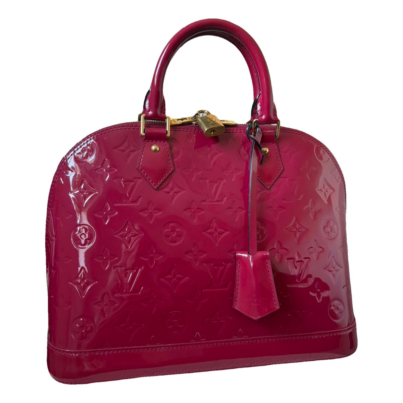 Alma patent leather handbag