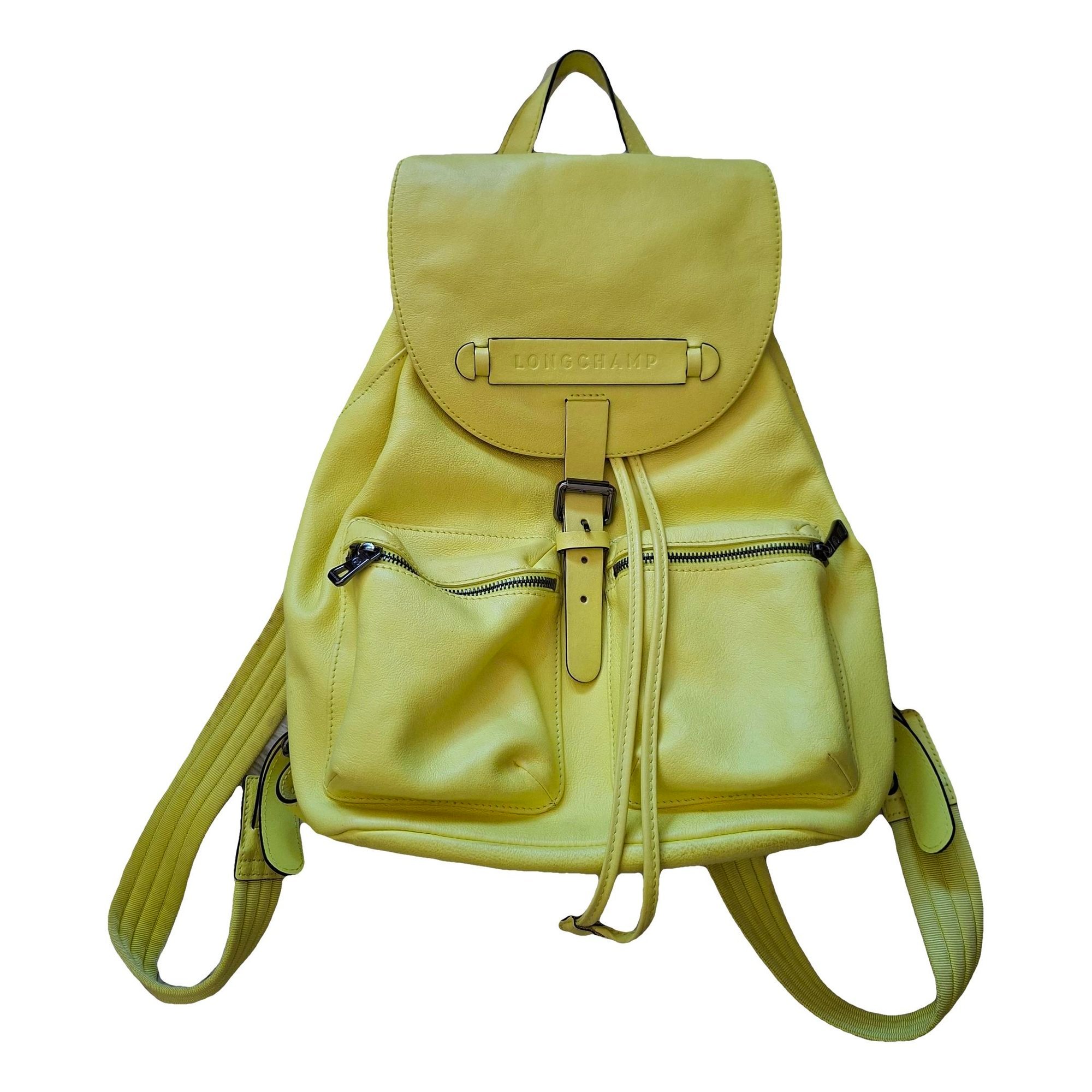 3D leather backpack