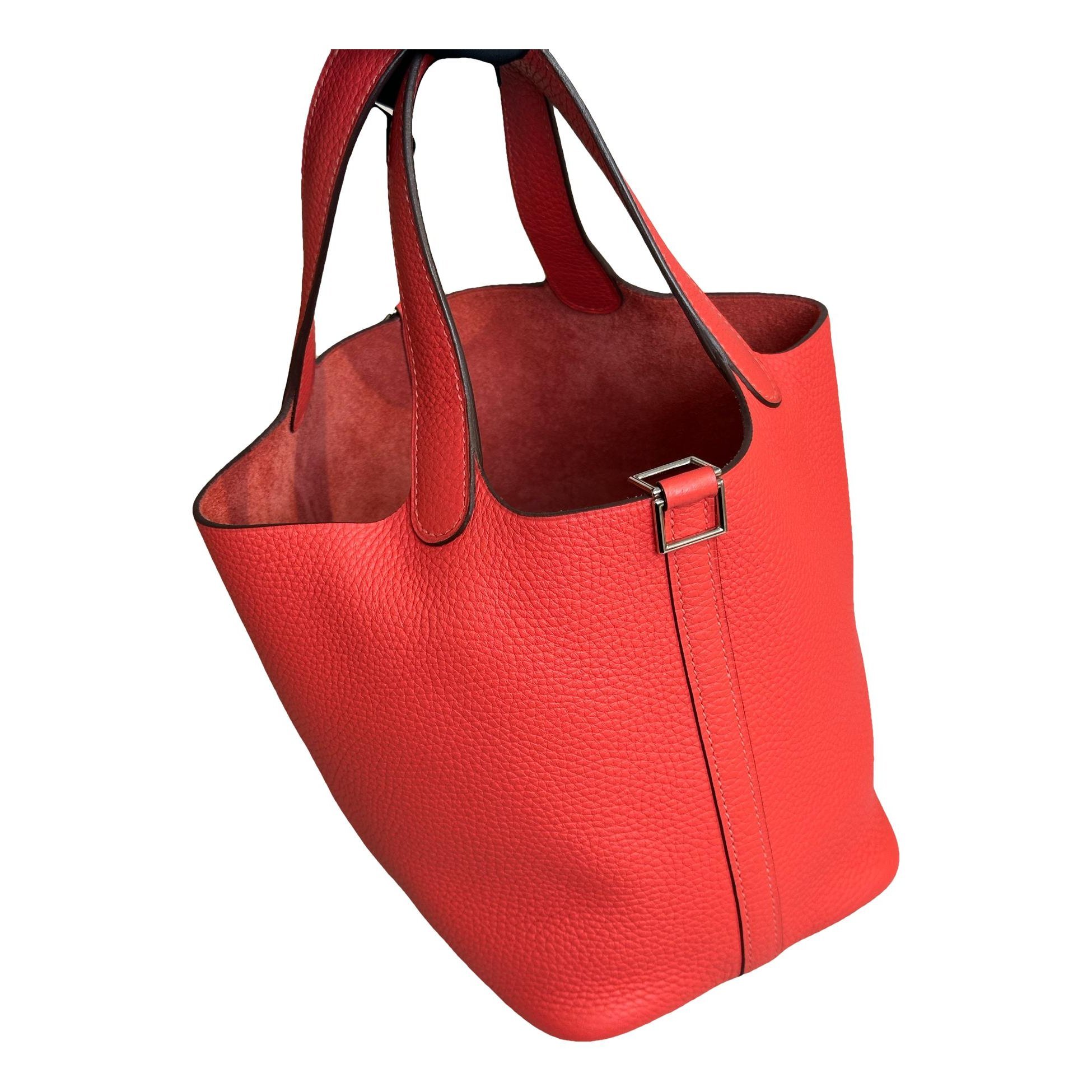 Picotin leather handbag