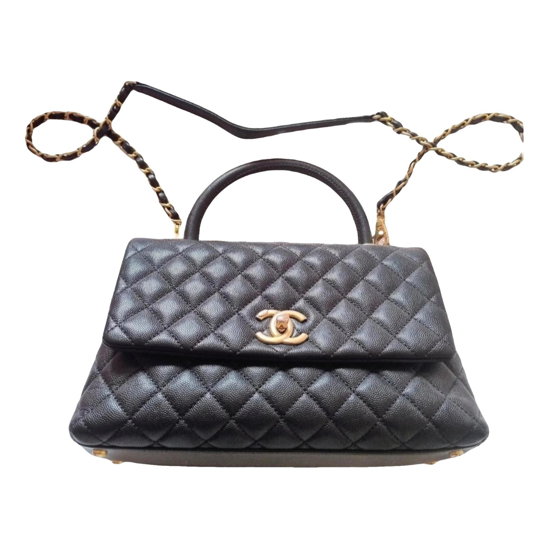 Coco Handle leather handbag