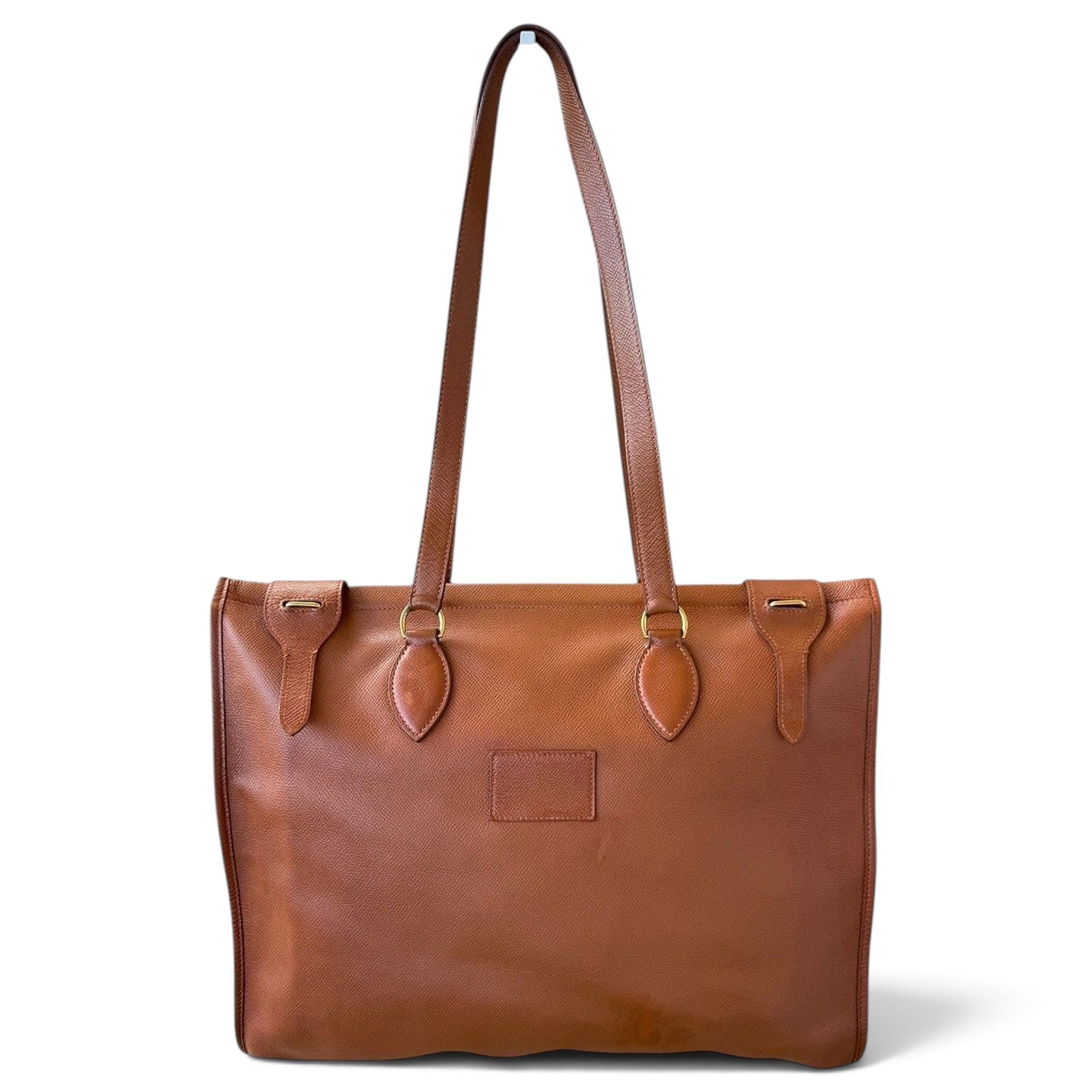 Leather tote