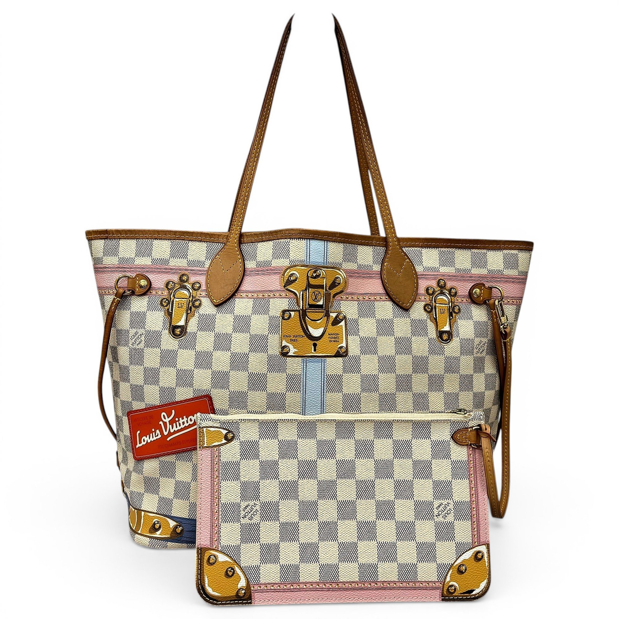 Neverfull leather handbag