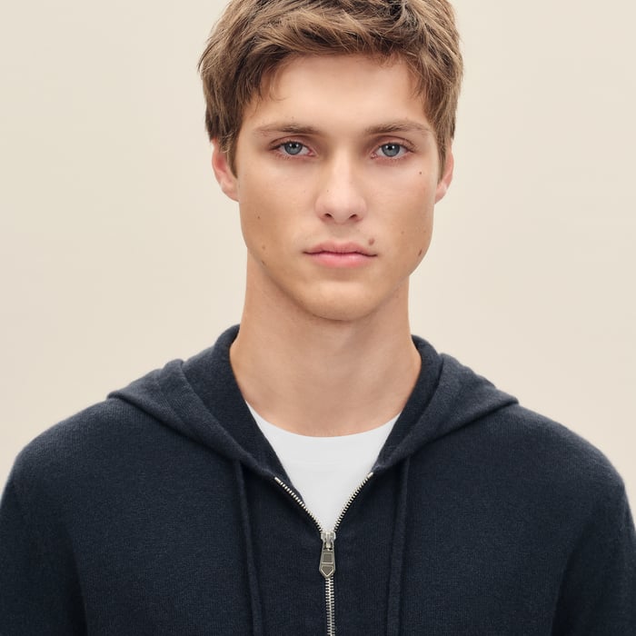 Marine "Maillon Chaine d'Ancre" Hooded Jacket