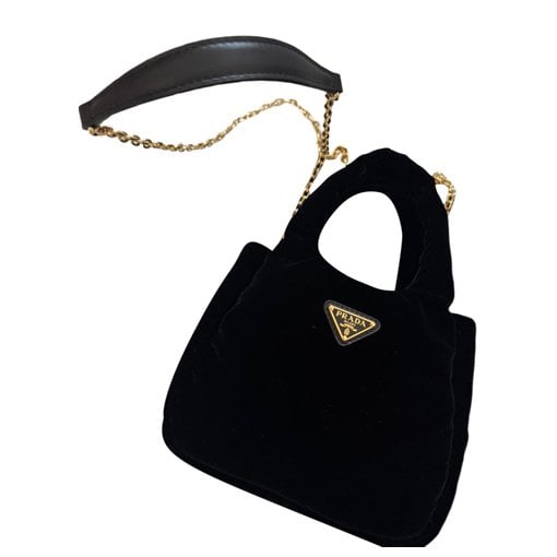 Velvet handbag