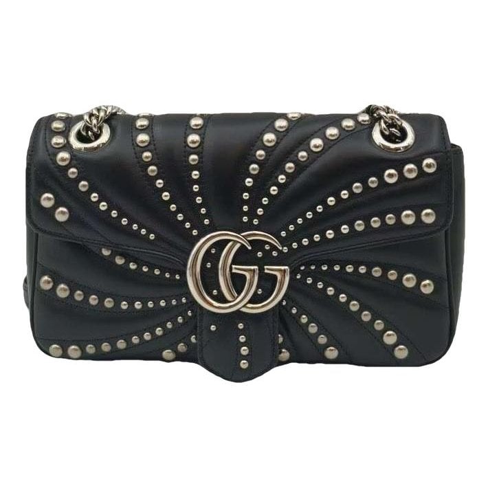 GG Marmont Flap leather handbag