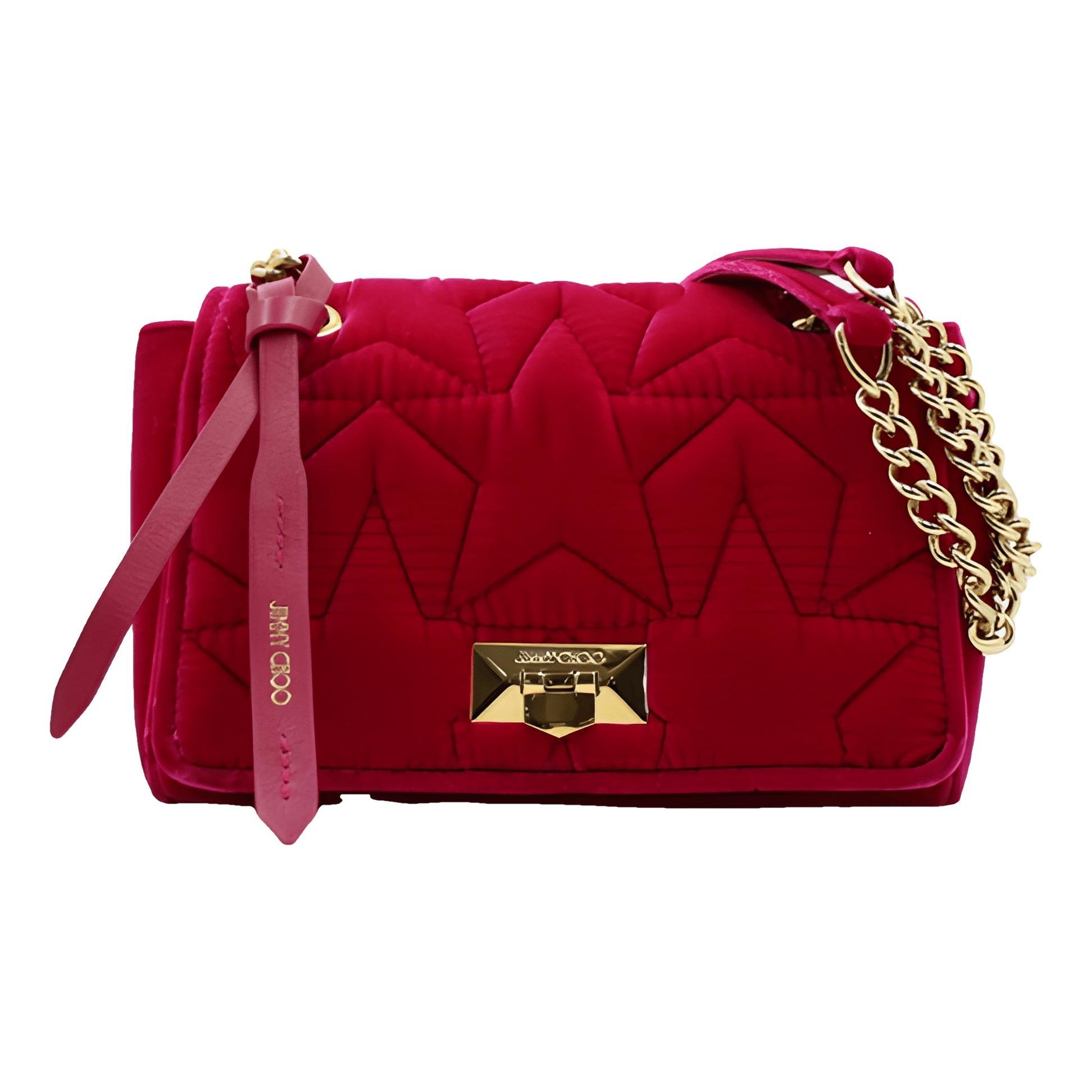 Velvet handbag