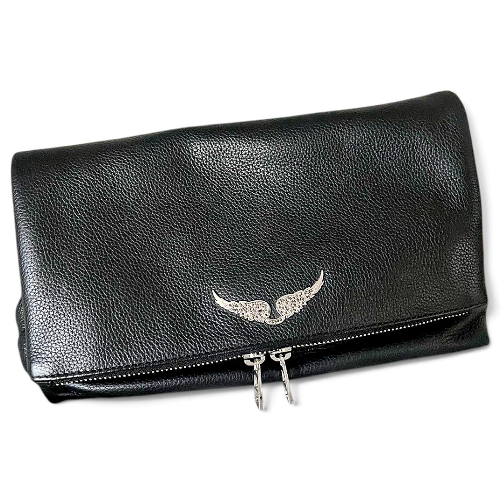 Rock leather crossbody bag