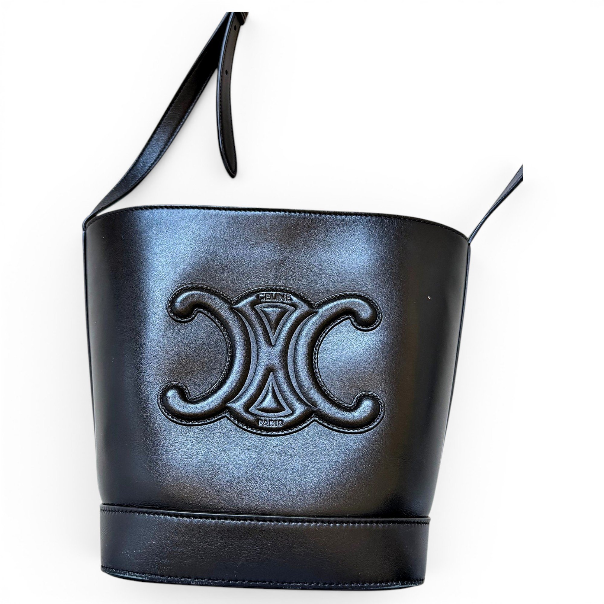 SAC SEAU leather handbag