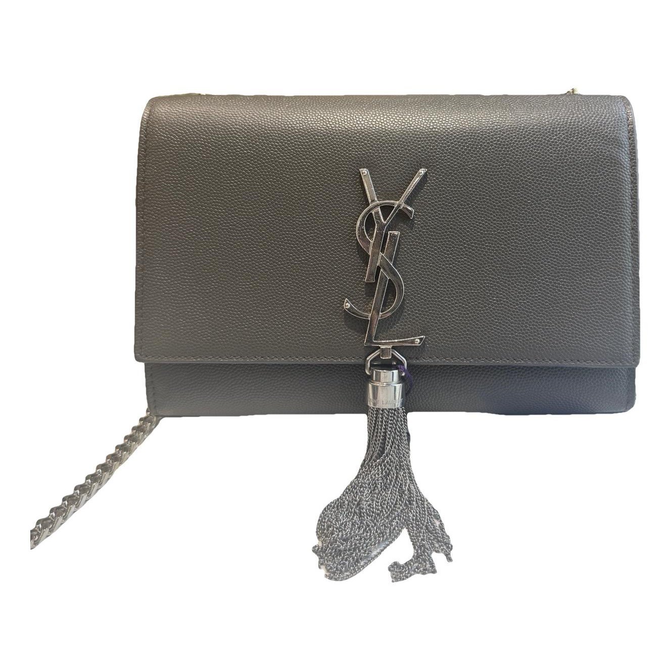 Pompom Kate leather handbag