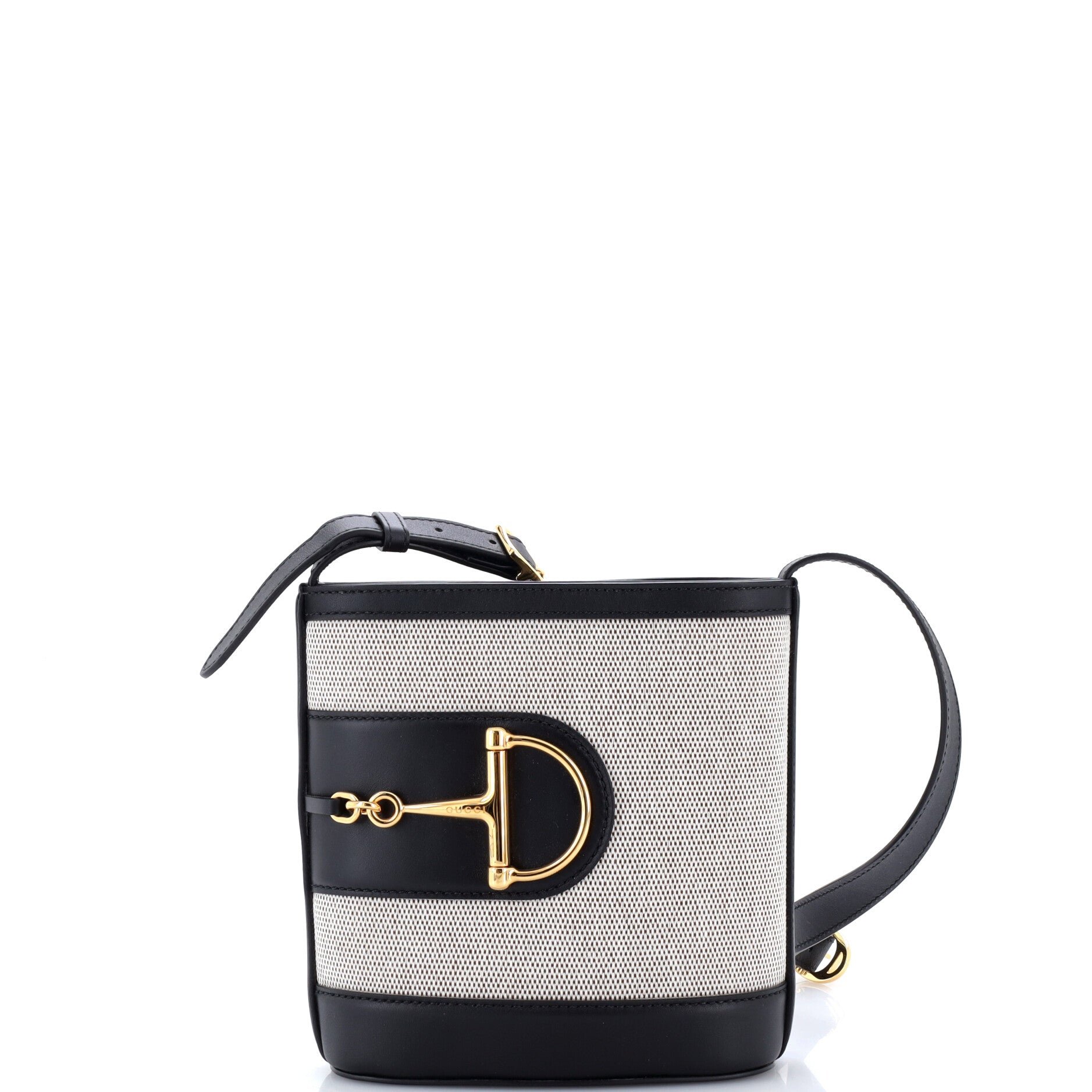 73 Bucket Bag Canvas and Leather Small