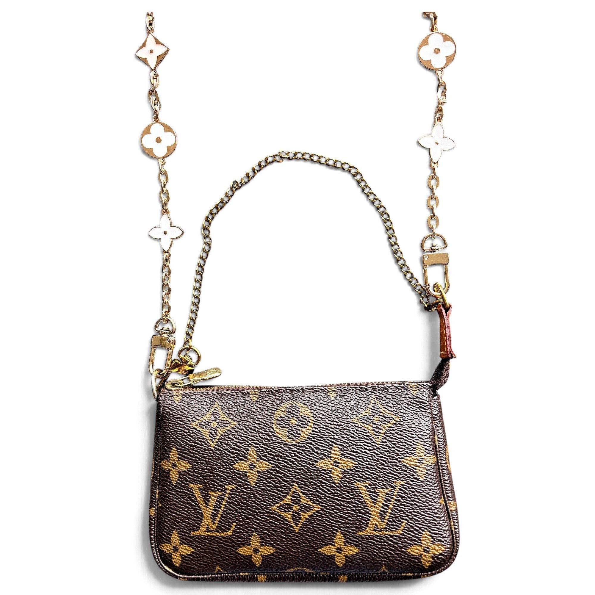 Pochette Accessoire leather crossbody bag