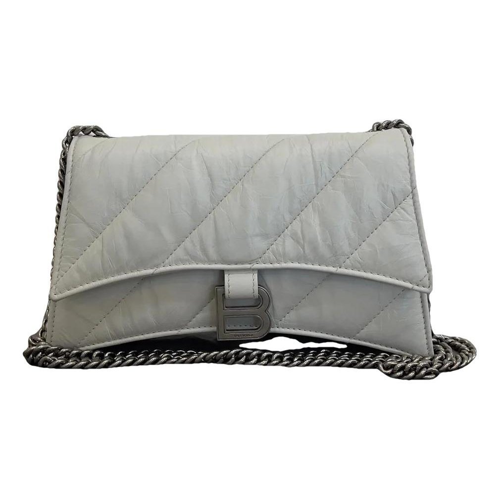 Crush leather crossbody bag