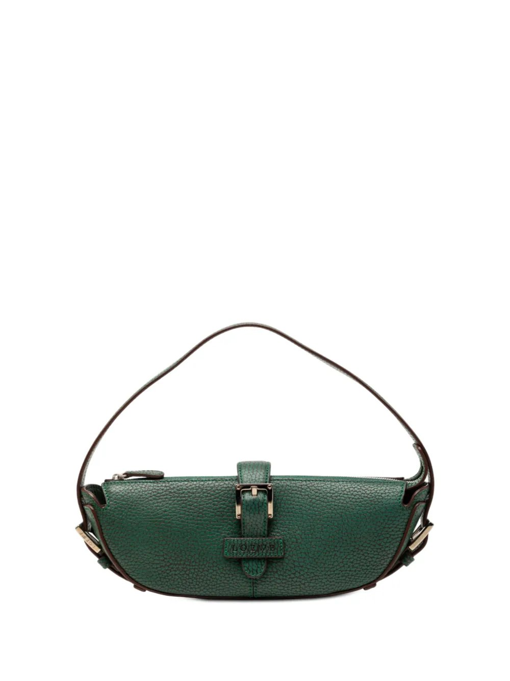 Loewe 2004 Mini Pebbled Leather Baguette Boat Bag handbag