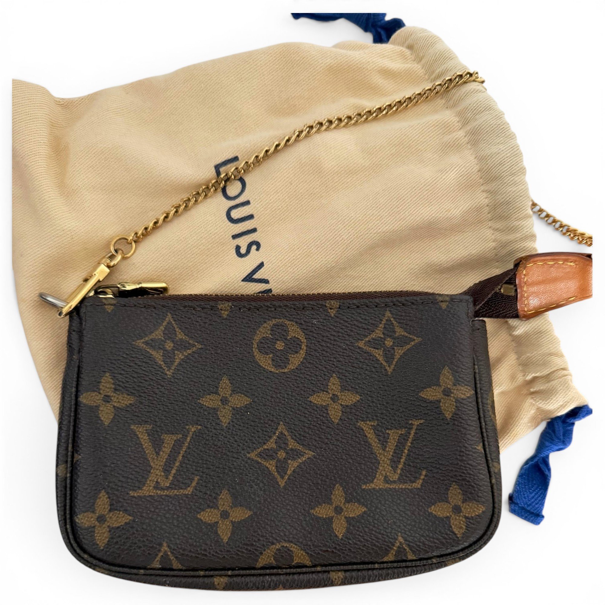 Pochette Accessoire leather handbag