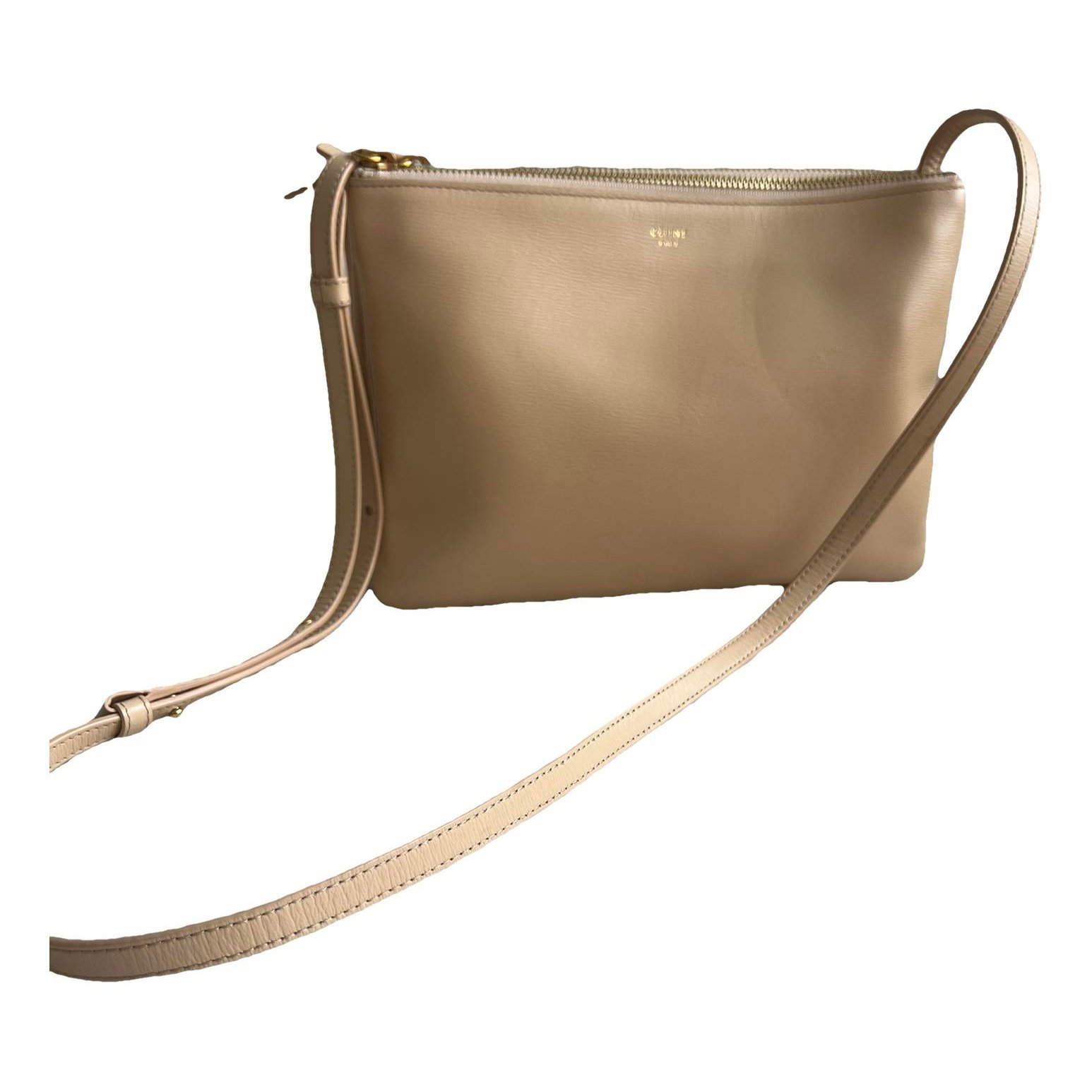 Trio leather crossbody bag
