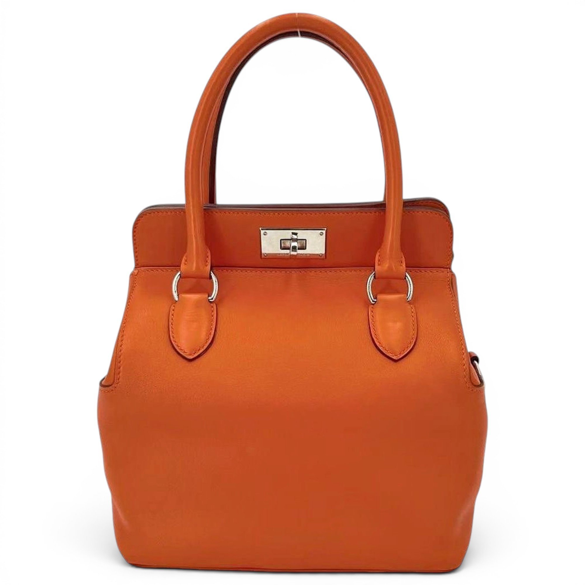 Hermes Toolbox 20 Handbag Orange
