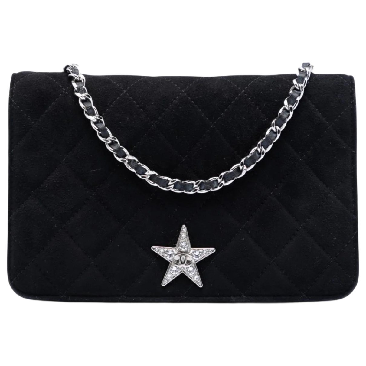 Wallet On Chain leather crossbody bag