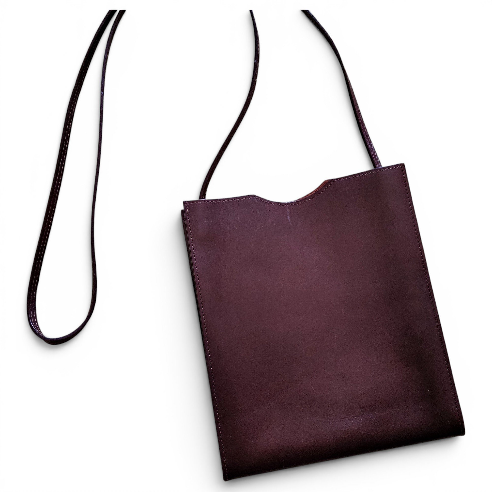 Leather crossbody bag