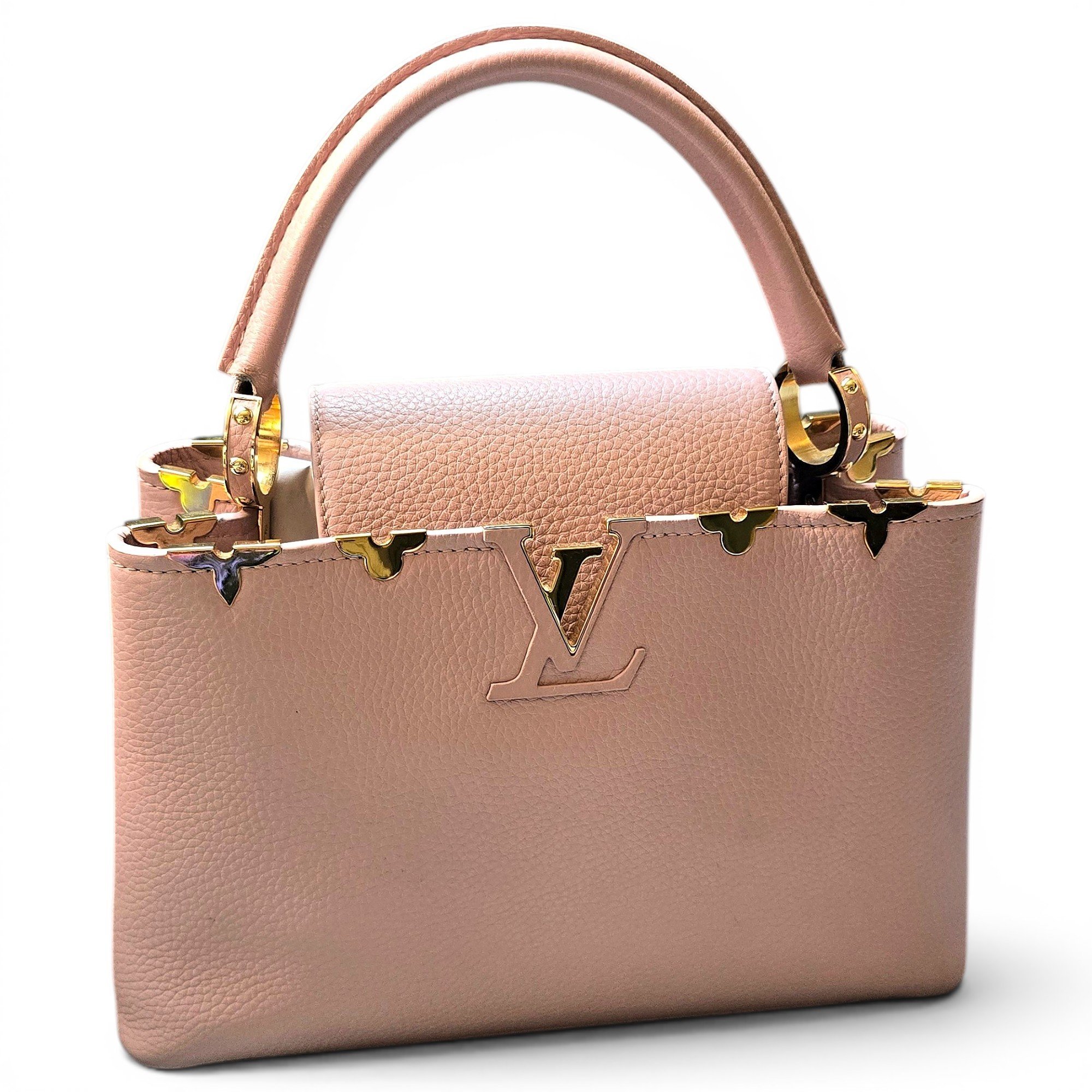 Capucines leather handbag