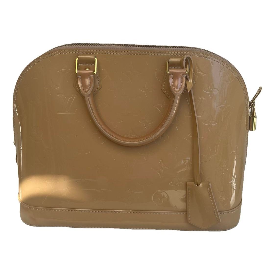 Alma patent leather handbag