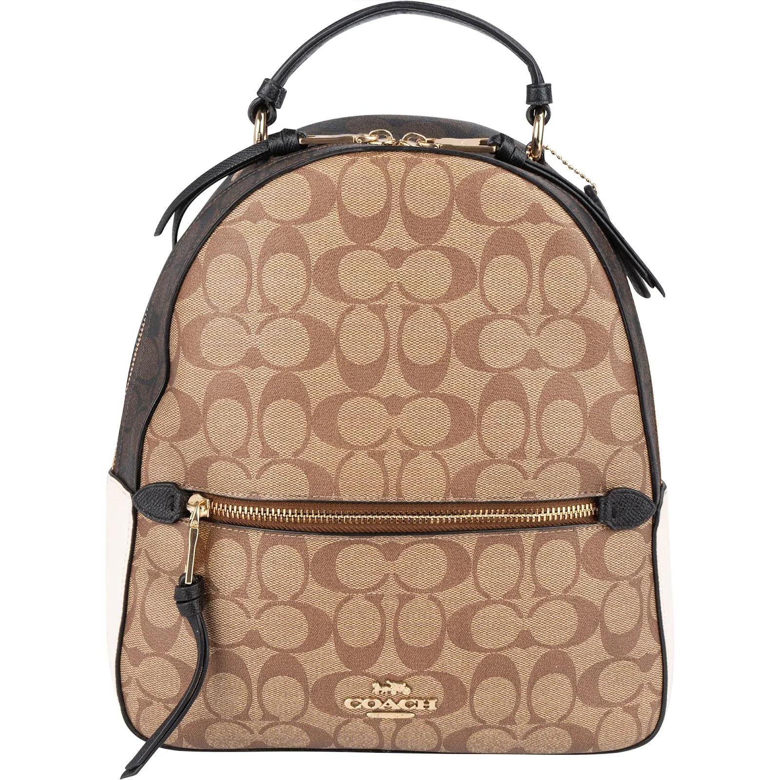 Leather backpack