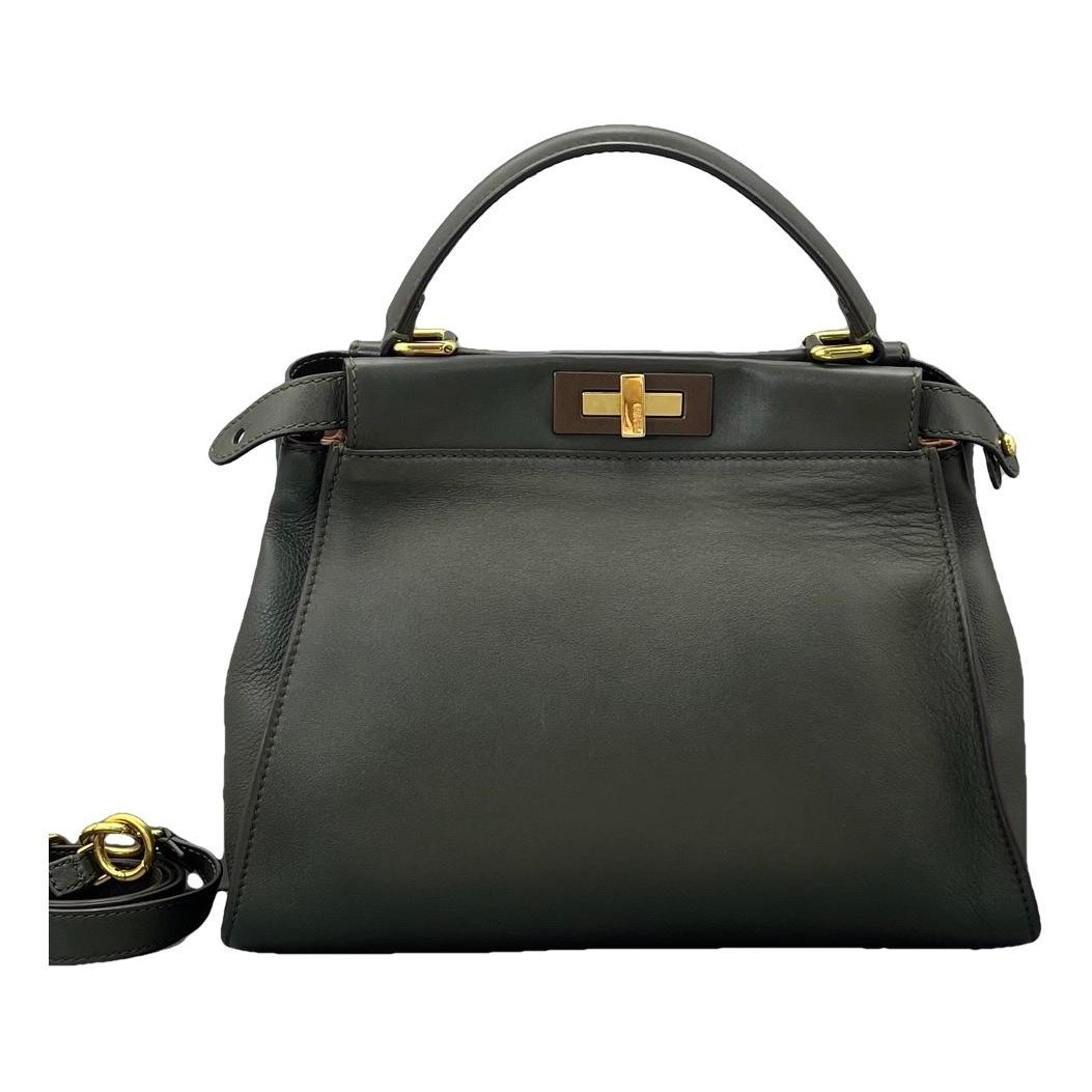 Fendi Peekaboo leather handbag