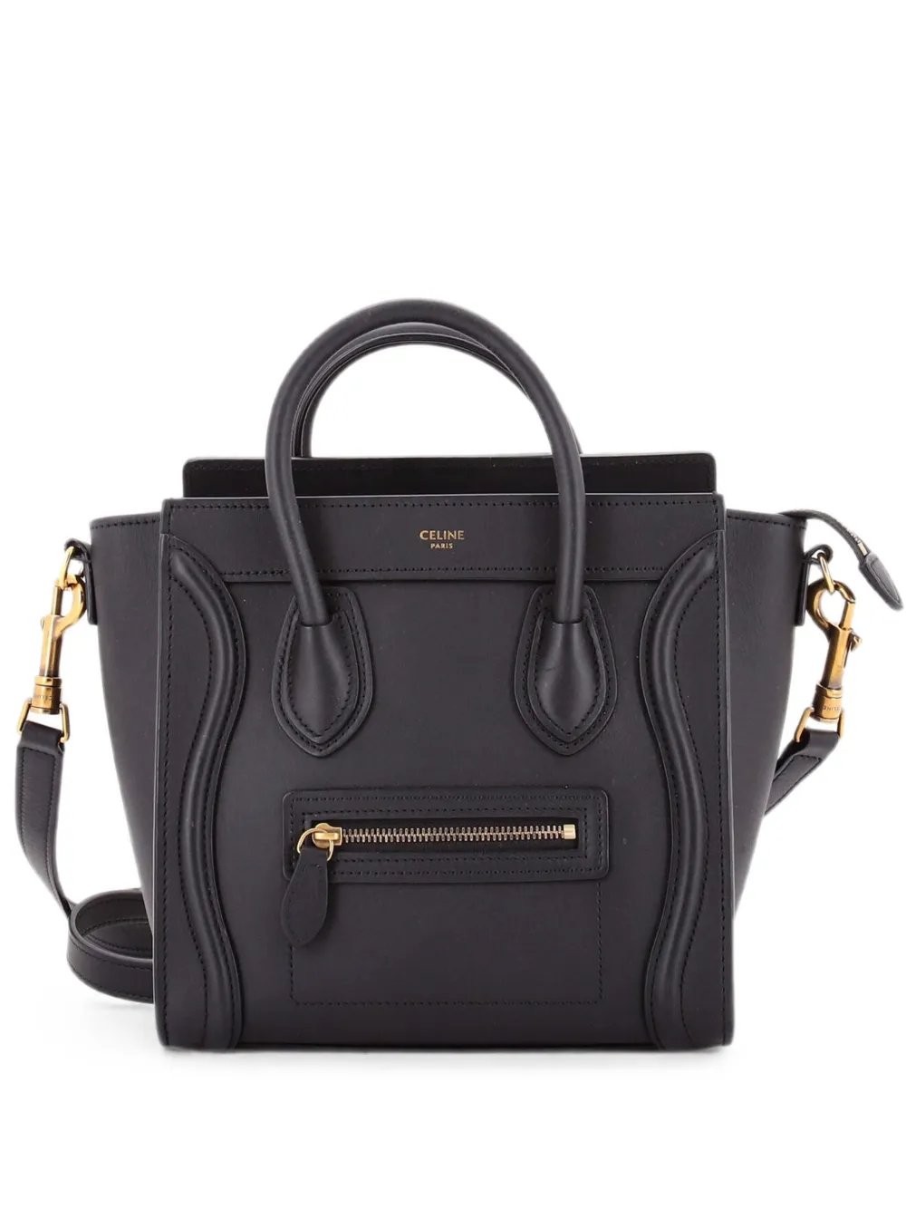 Luggage Bag Smooth Leather Nano crossbody bag