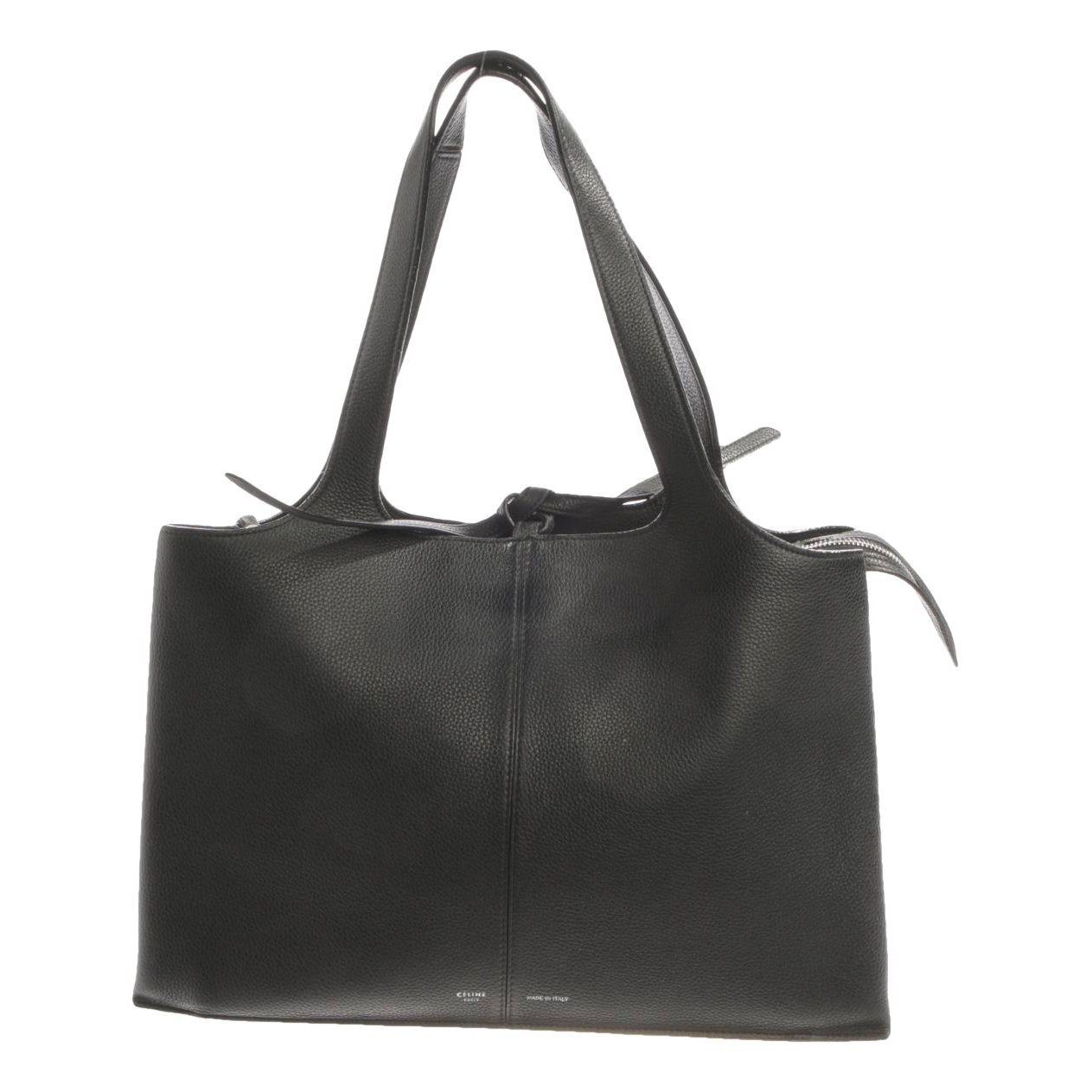 Tri-Fold leather tote