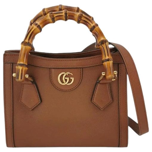 Diana Bamboo leather crossbody bag