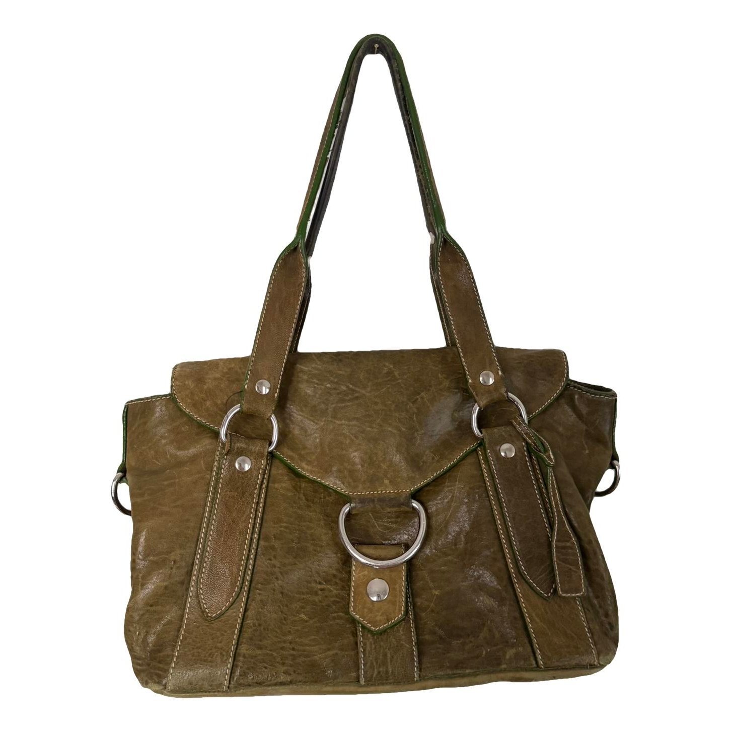 Leather handbag