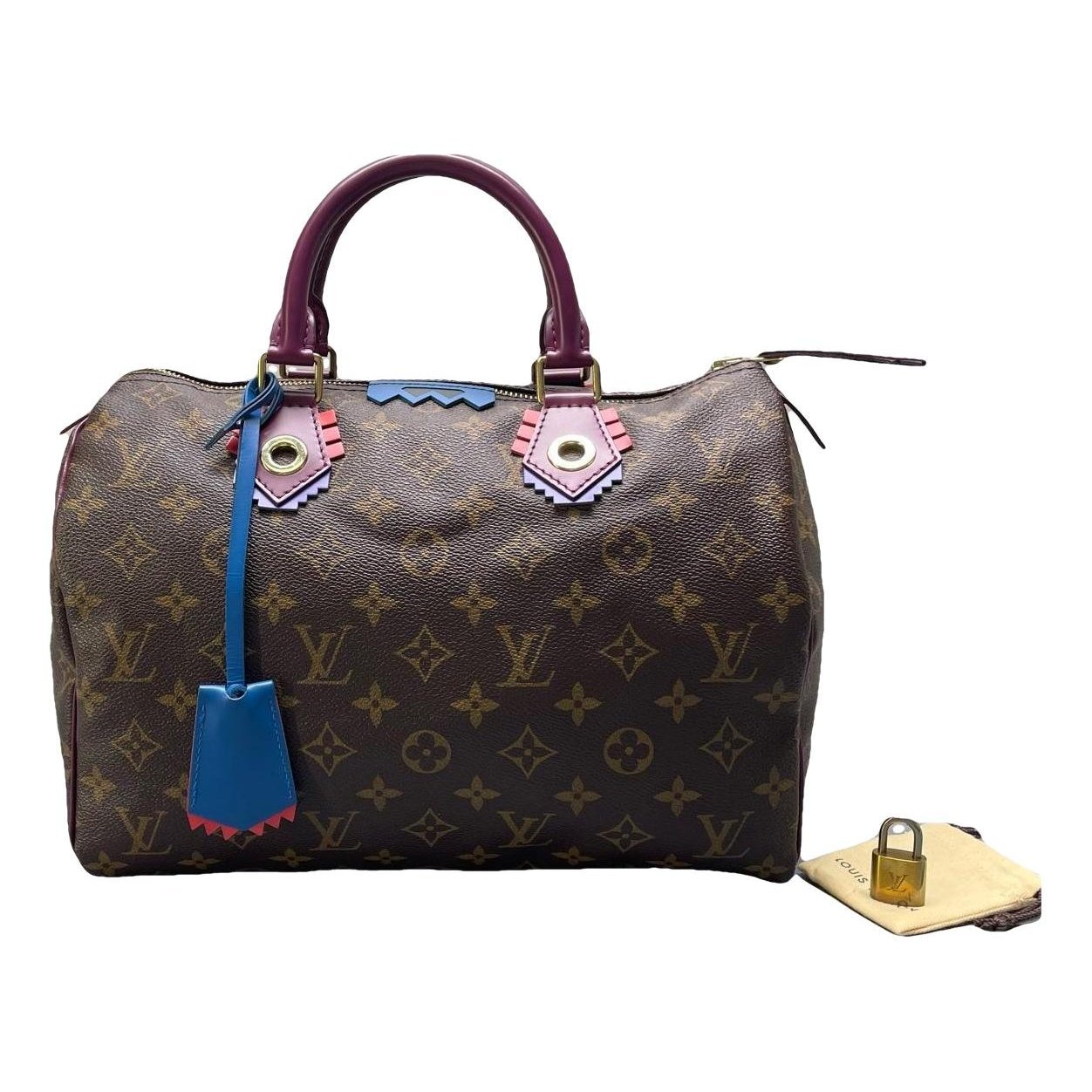Speedy leather handbag